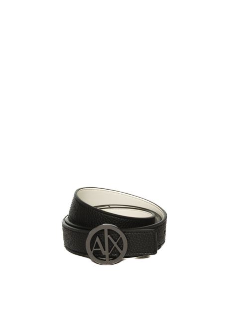 White/black reversible belt ARMANI EXCHANGE | 9411180A877-42520